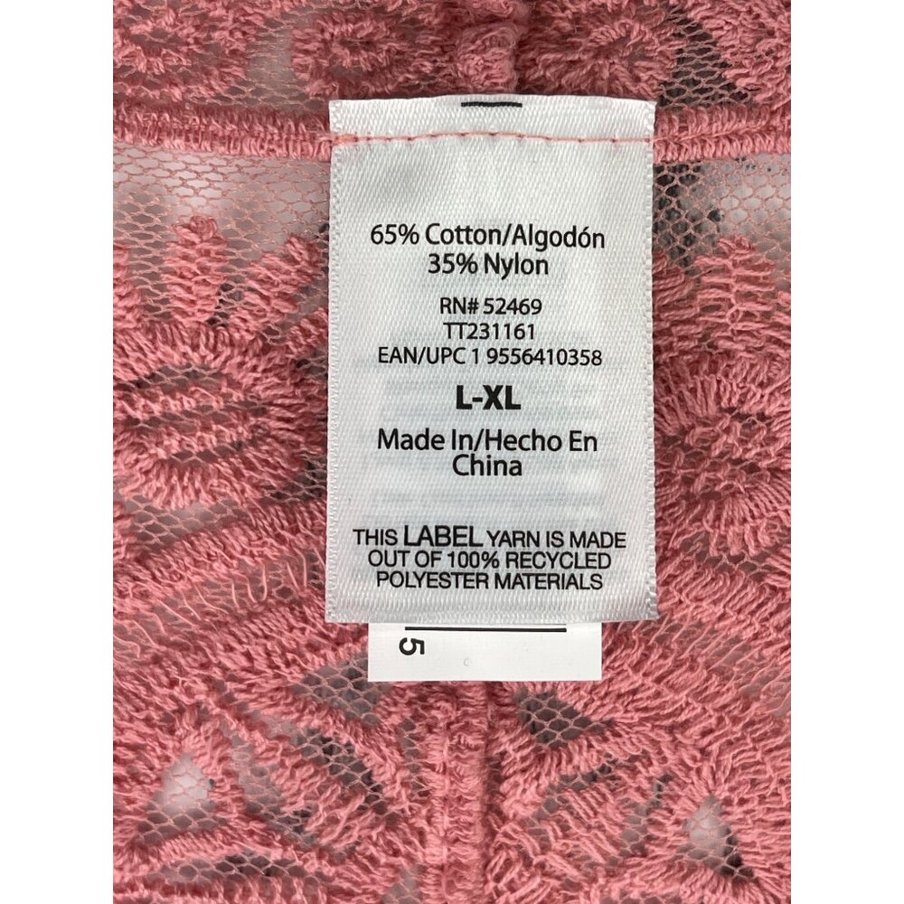 Time And Tru Mauve Glow Lace Layering Piece L-XL - Picture 5 of 7